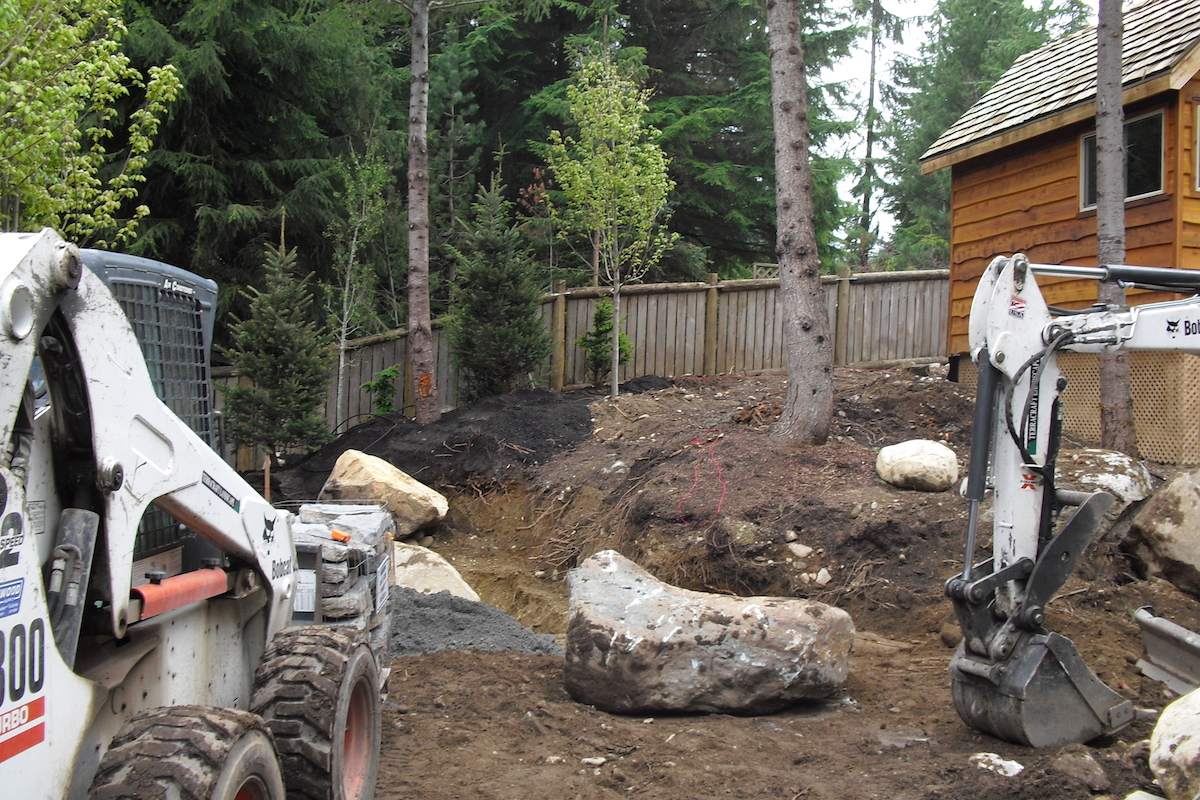 Excavations Terracraft Landscape Whistler BC